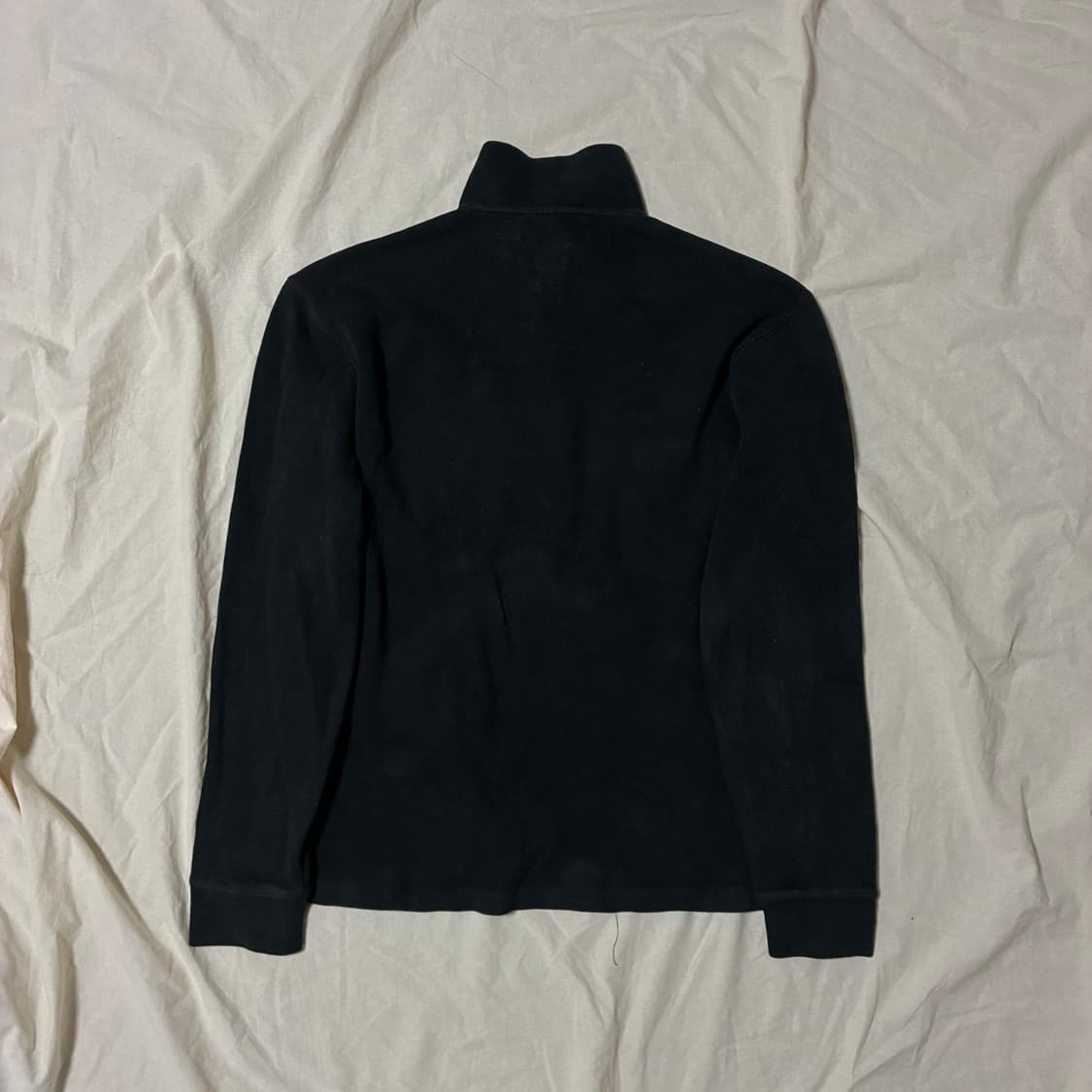 폴로 블랙 반집업 니트 M 상품이미지3