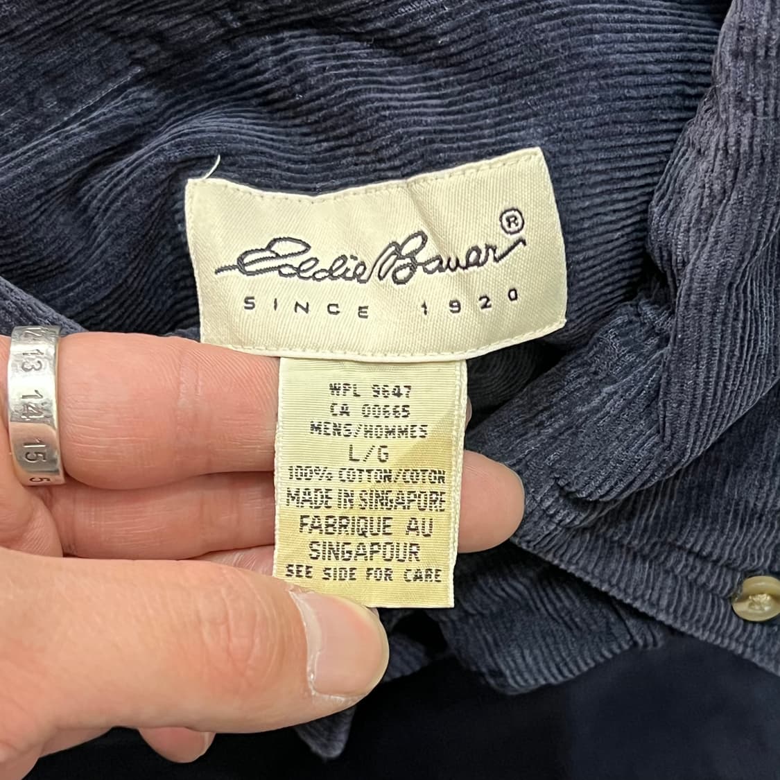  에디바우어 코듀로이 셔츠 y14542 상품이미지5