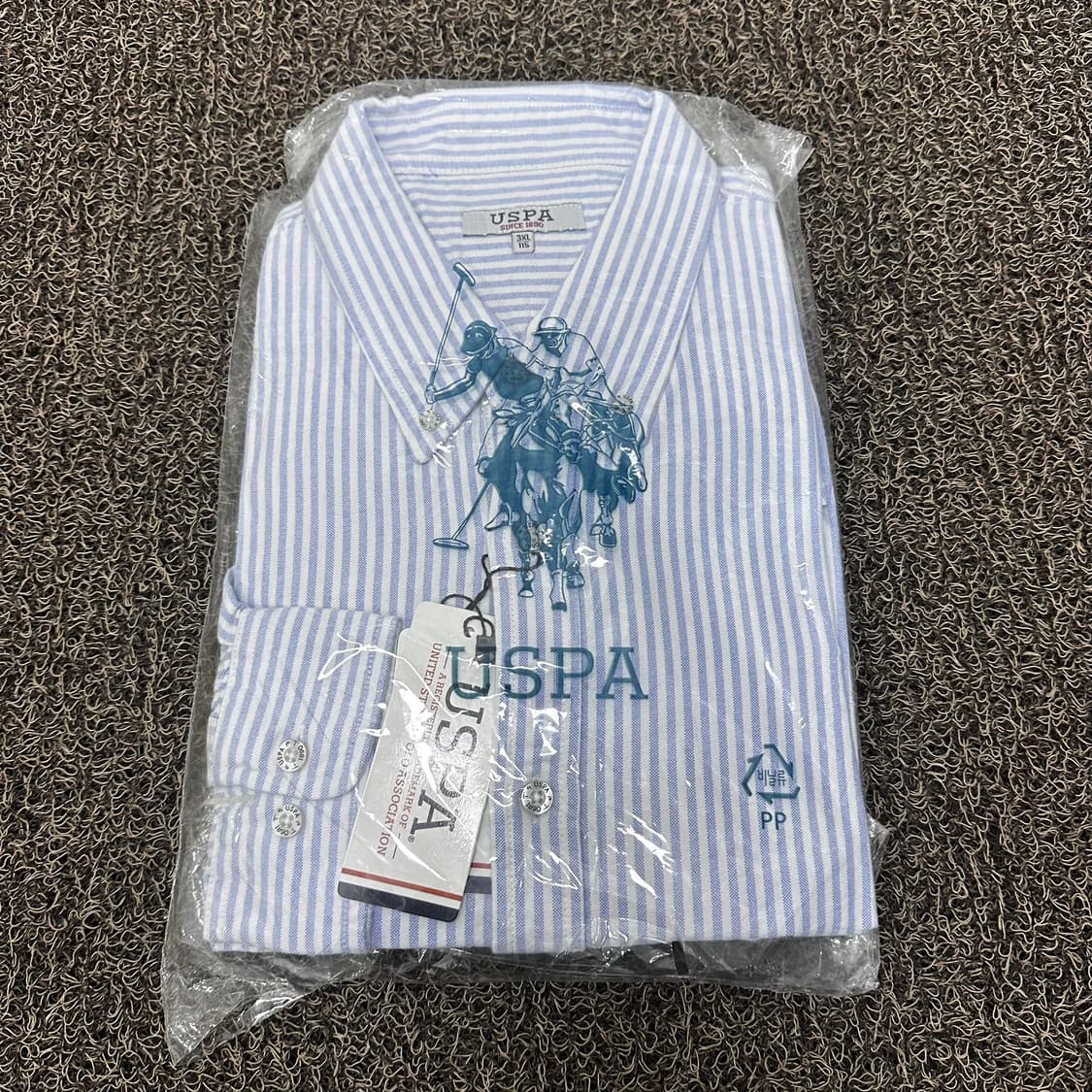 [새상품] POLO USPA 폴로 스트라이프 셔츠 115(3XL) 상품이미지8