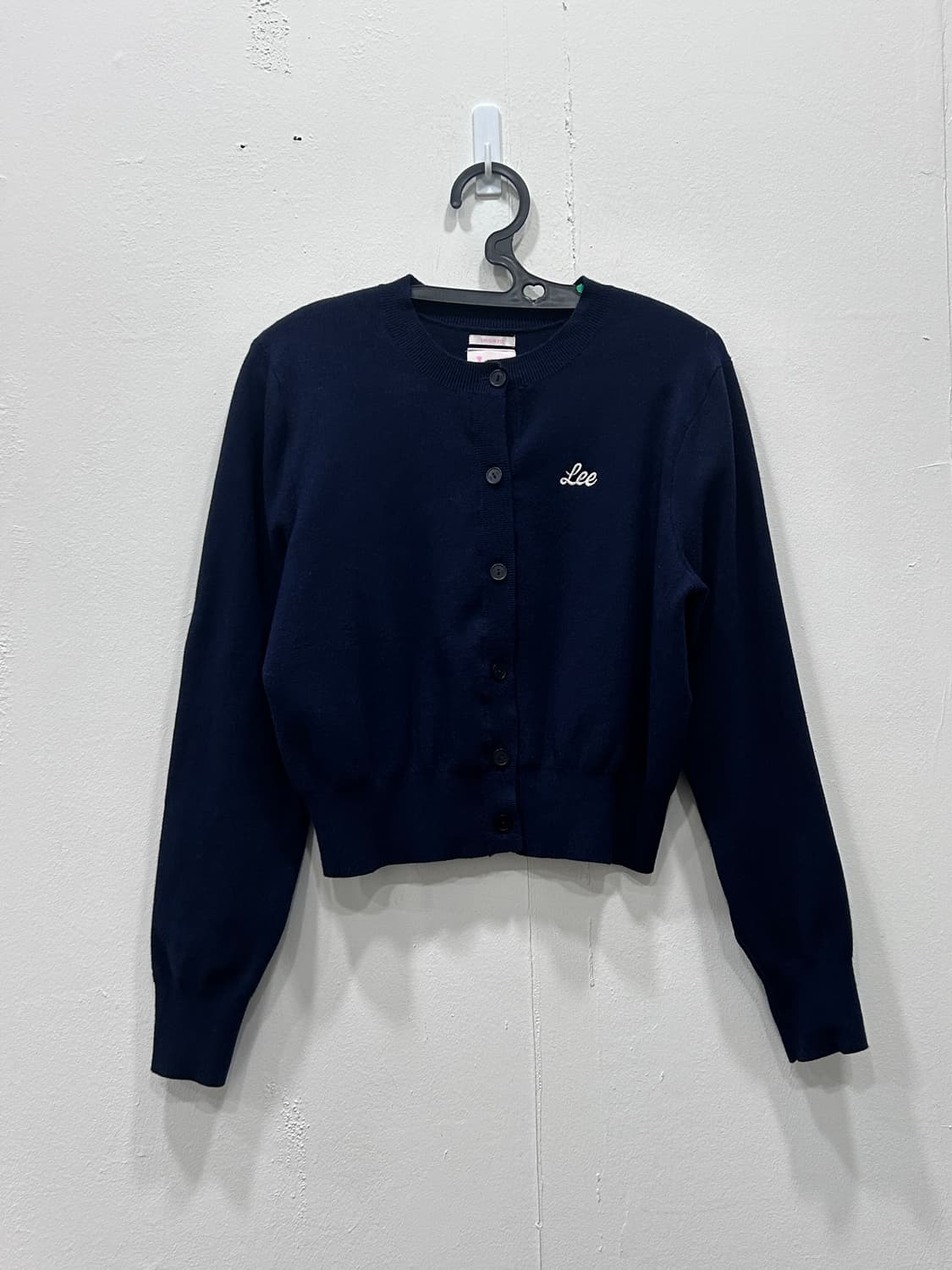 Lee 리 라운드넥 네이비 가디건 M 상품이미지3