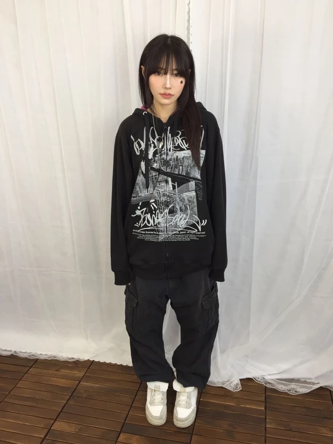 JPN Graphic Zip Hoodie 상품이미지1