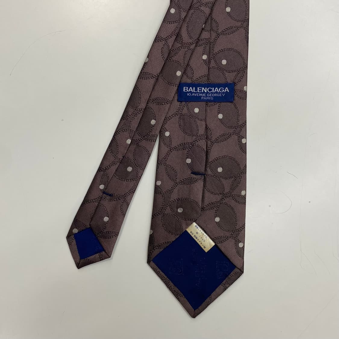 BALENCIAGA 발렌시아가 정품 명품 넥타이 7.7cm 상품이미지3