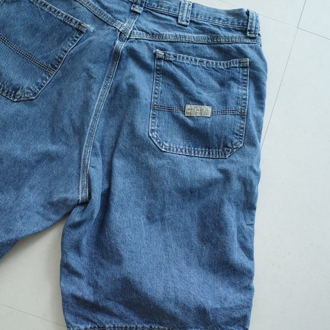 90s 랭글러 오리지널 WRG 데님 카펜터 반바지 32 상품이미지7