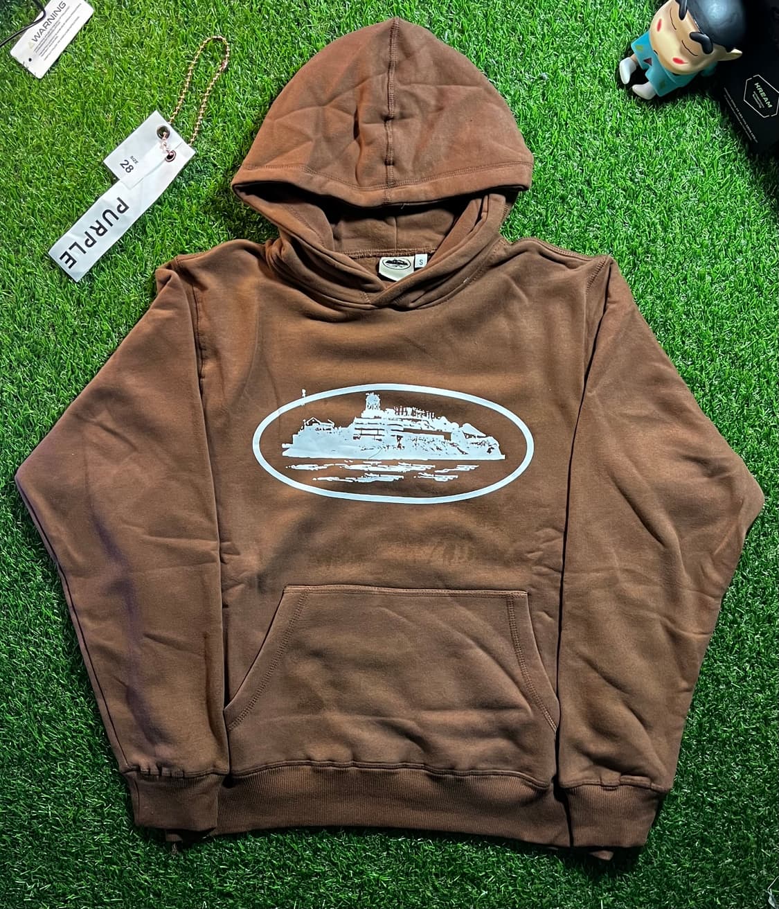 코르테이즈 후드티 브라운 S 상품이미지2