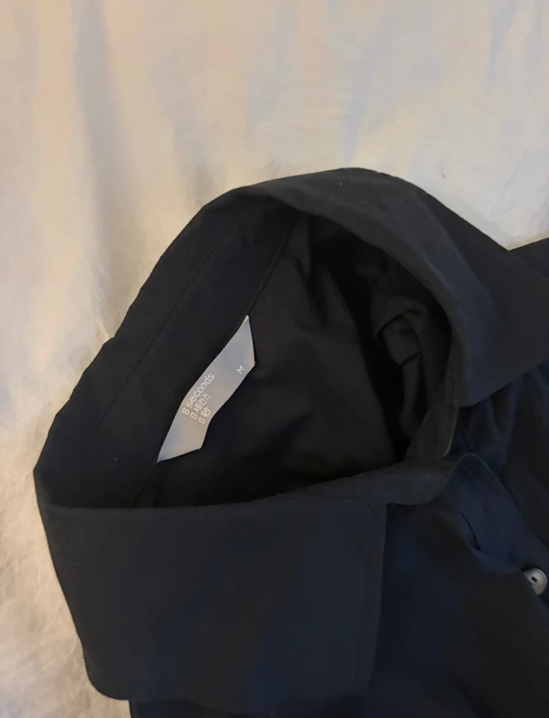 에잇 세컨즈 검정 셔츠 원피스  상품이미지2