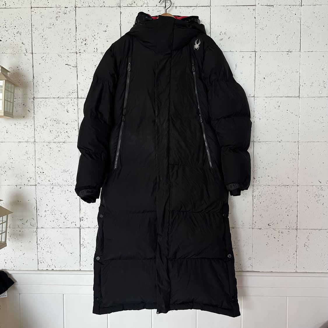 L 스파이더 롱패딩 상품이미지1