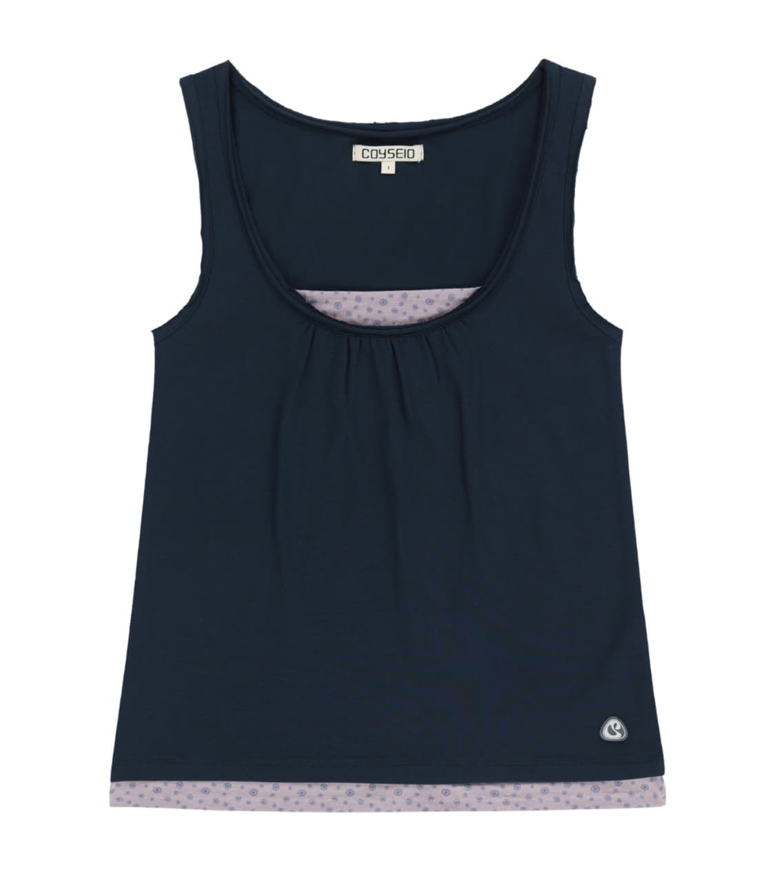 코이세이오 dudu layered sleeveless navy 1사이즈 상품이미지1