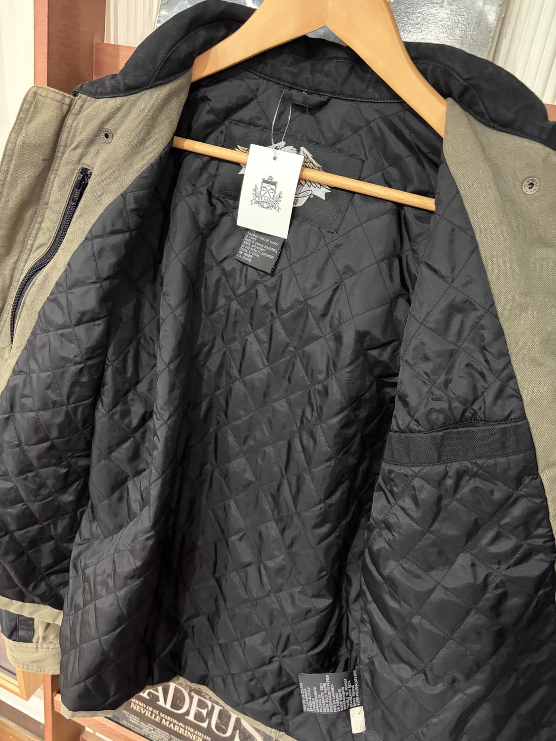 J51 할리데이비슨 투톤 캔버스 워크 자켓 상품이미지7