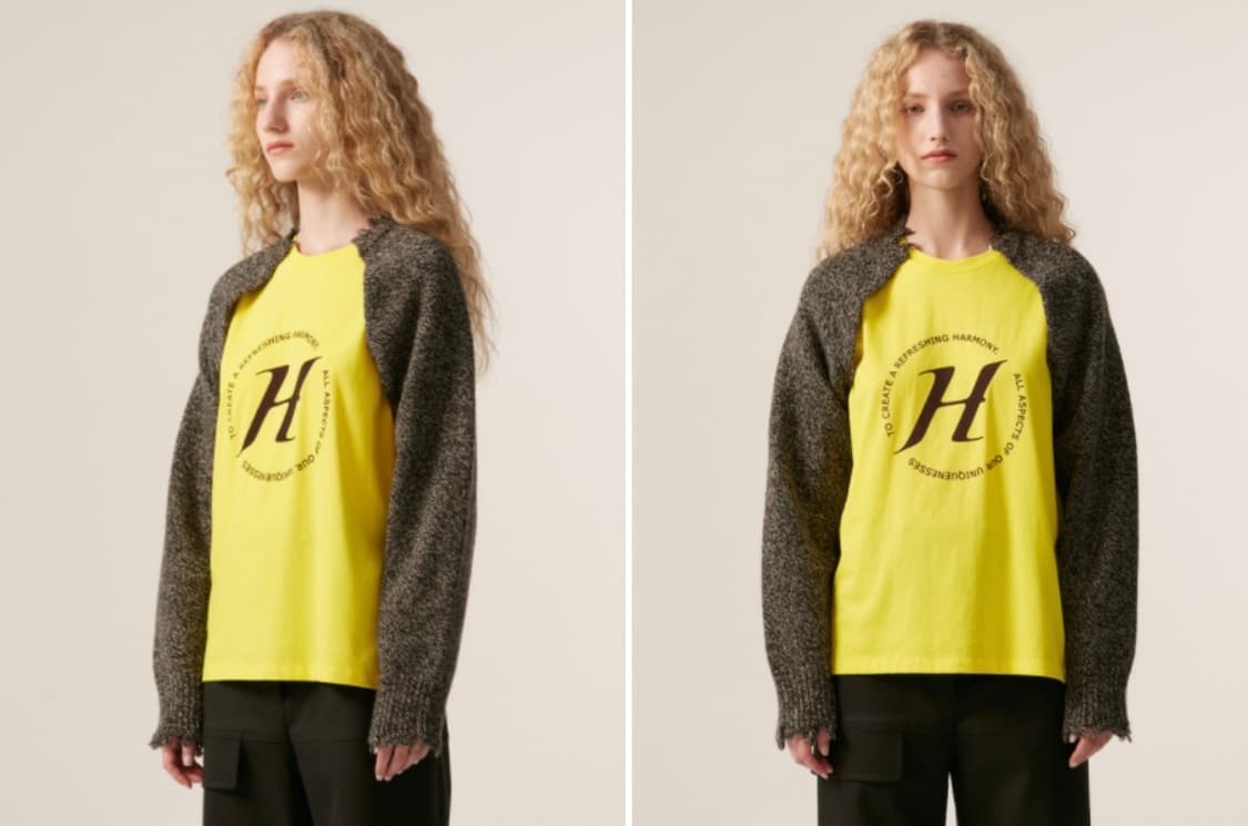 더오픈프로덕트(OPEN YY)울 볼레로 니트 탑_Brown 상품이미지1