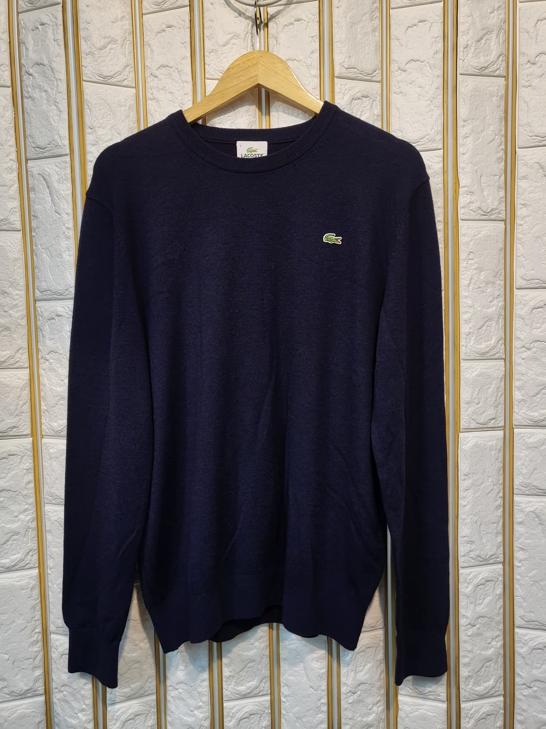 라코스테 남성니트 모100% 상품이미지1