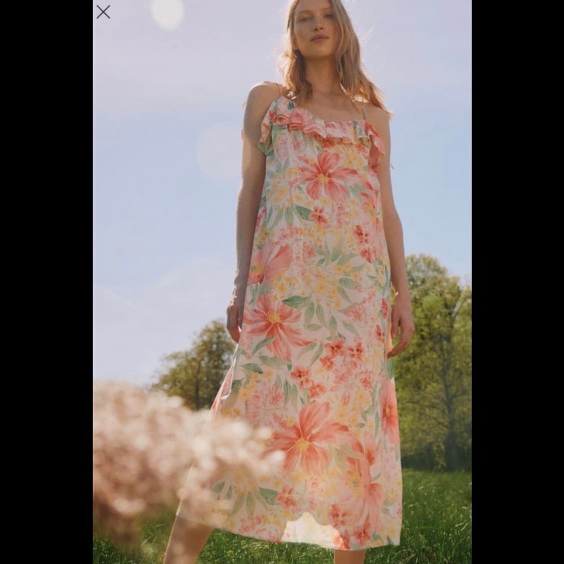 h&m 에이치앤엠 프릴 트리밍 스트랩 드레스 (새상품) 상품이미지8