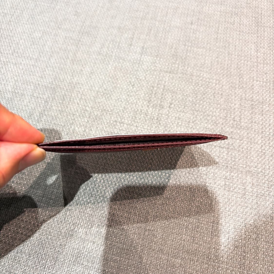 (정품/새상품) KITON 키톤 버건디 사피아노 카드지갑 상품이미지3