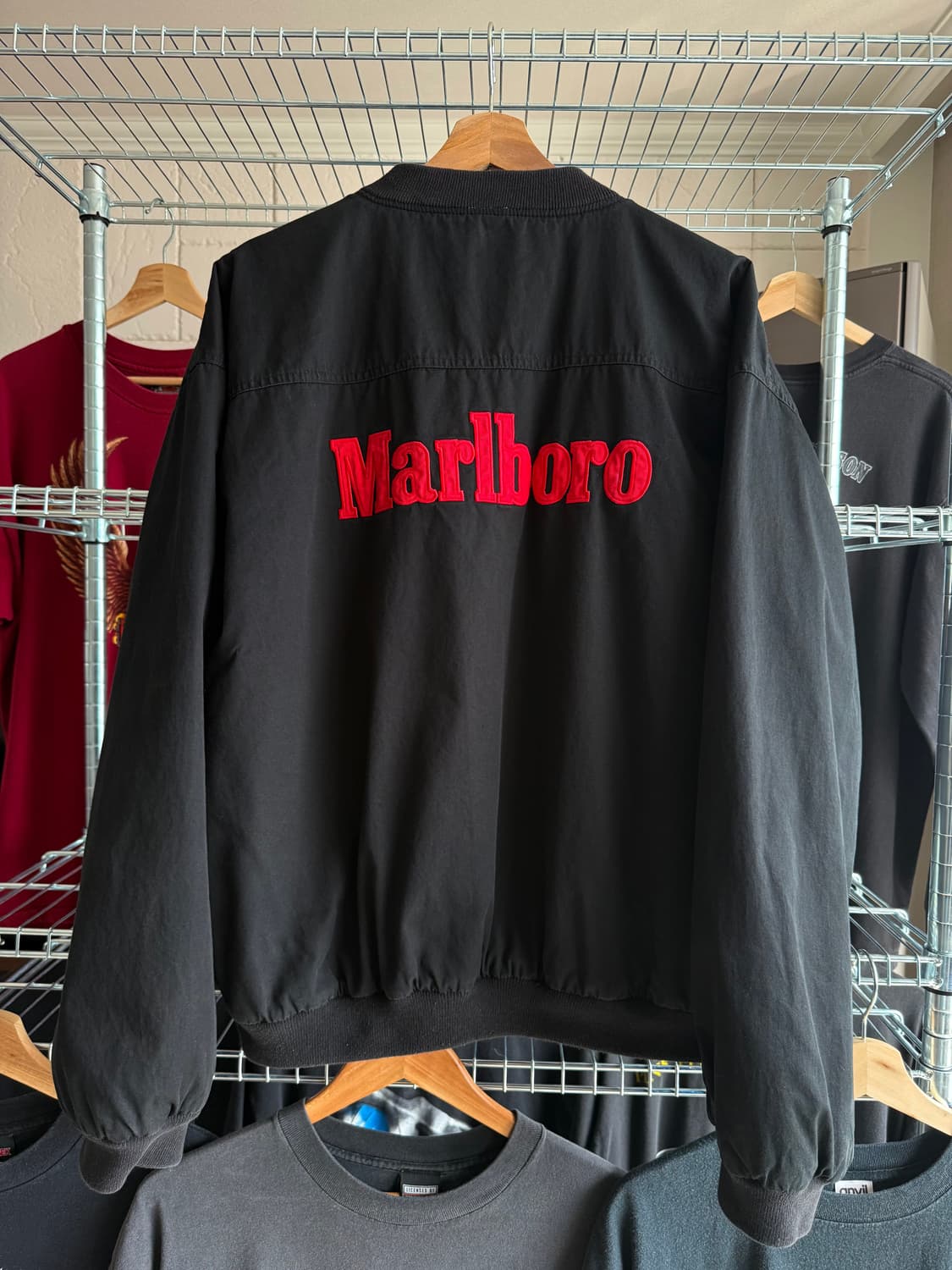 90s Marlboro 리버시블 블루종 상품이미지2