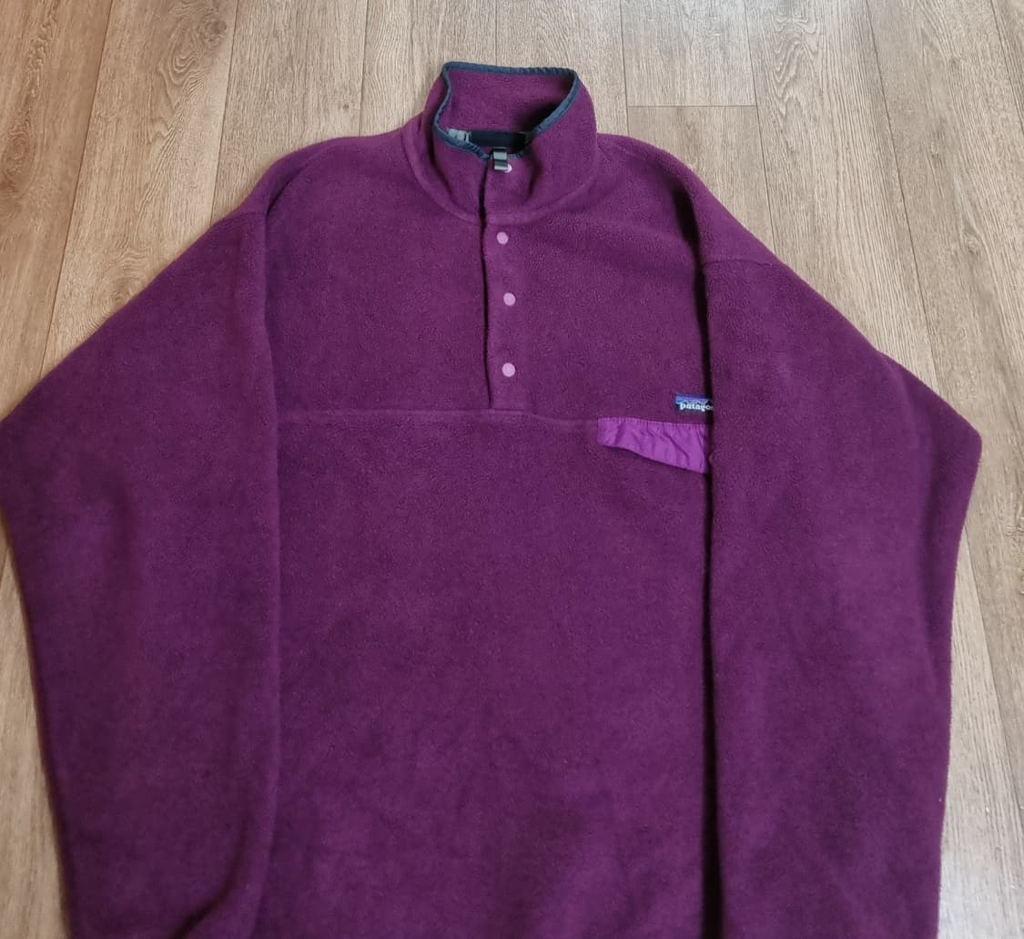 파타고니아 신칠라 버건디 퍼플  made in usa L 상품이미지1