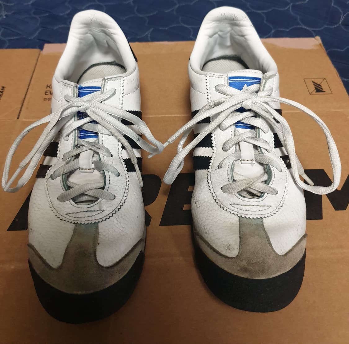 아디다스 사모아 클라우드 화이트 블랙 스니커즈 (240) 상품이미지3