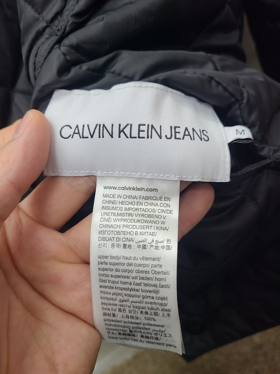 캘빈클라인 리버시블 트러커 데님 자켓 상품이미지7