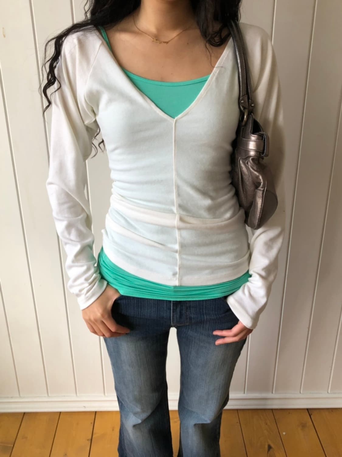 띵즈앤스터프 데비 슬리브 탑 상품이미지1