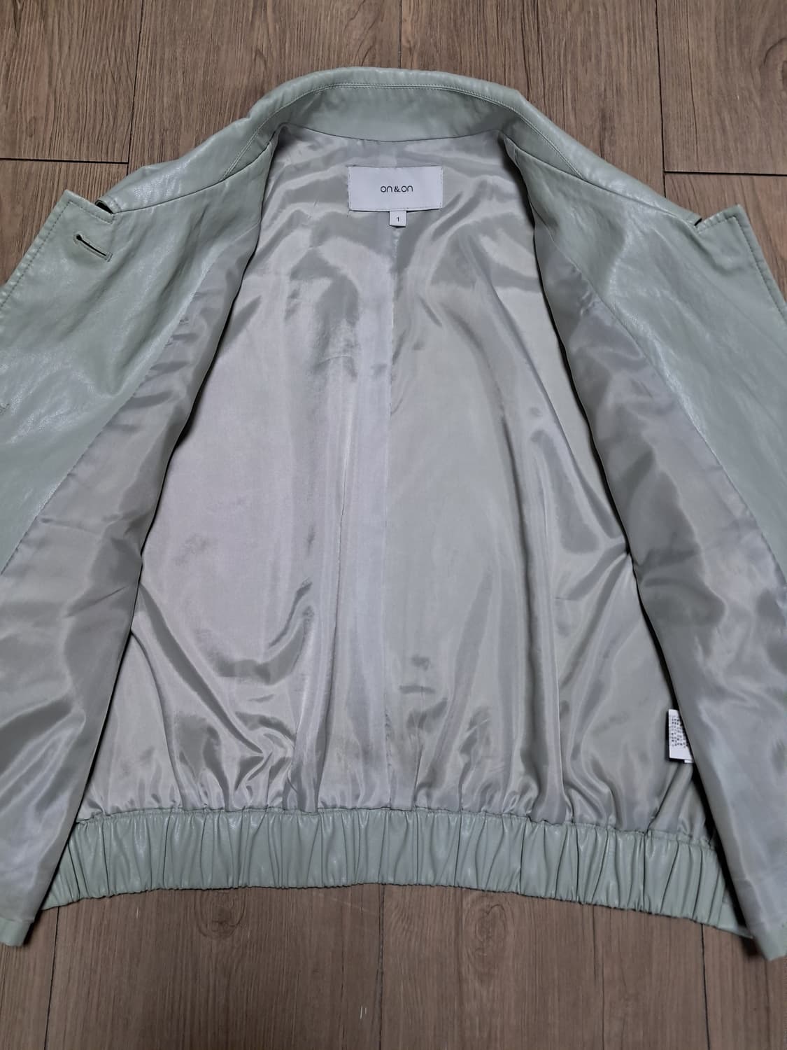 온앤온 페이크레더 자켓 1 상품이미지7