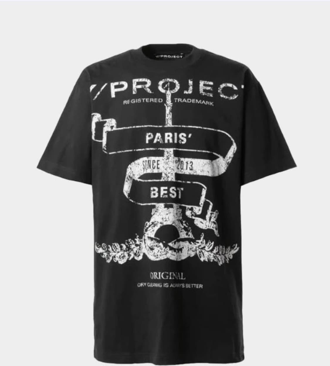 와이프로젝트 PARIS' BEST T-SHIRT Black 상품이미지2