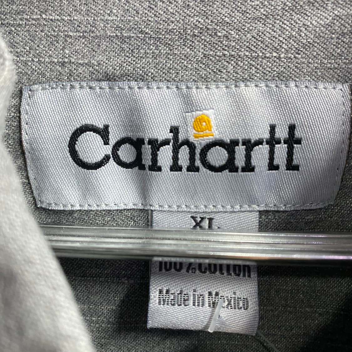 칼하트 로고 리메이크 크롭 셔츠 B3191 상품이미지4