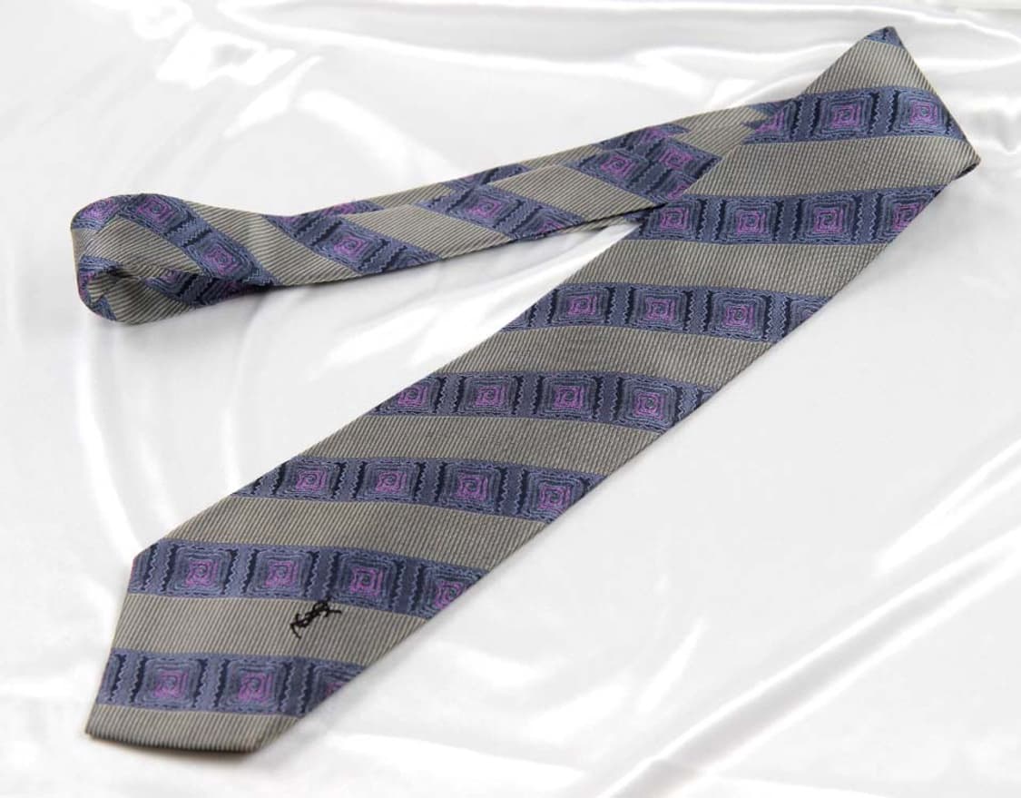 입생로랑 8.4cm A등급 남자 명품 넥타이 상품이미지2