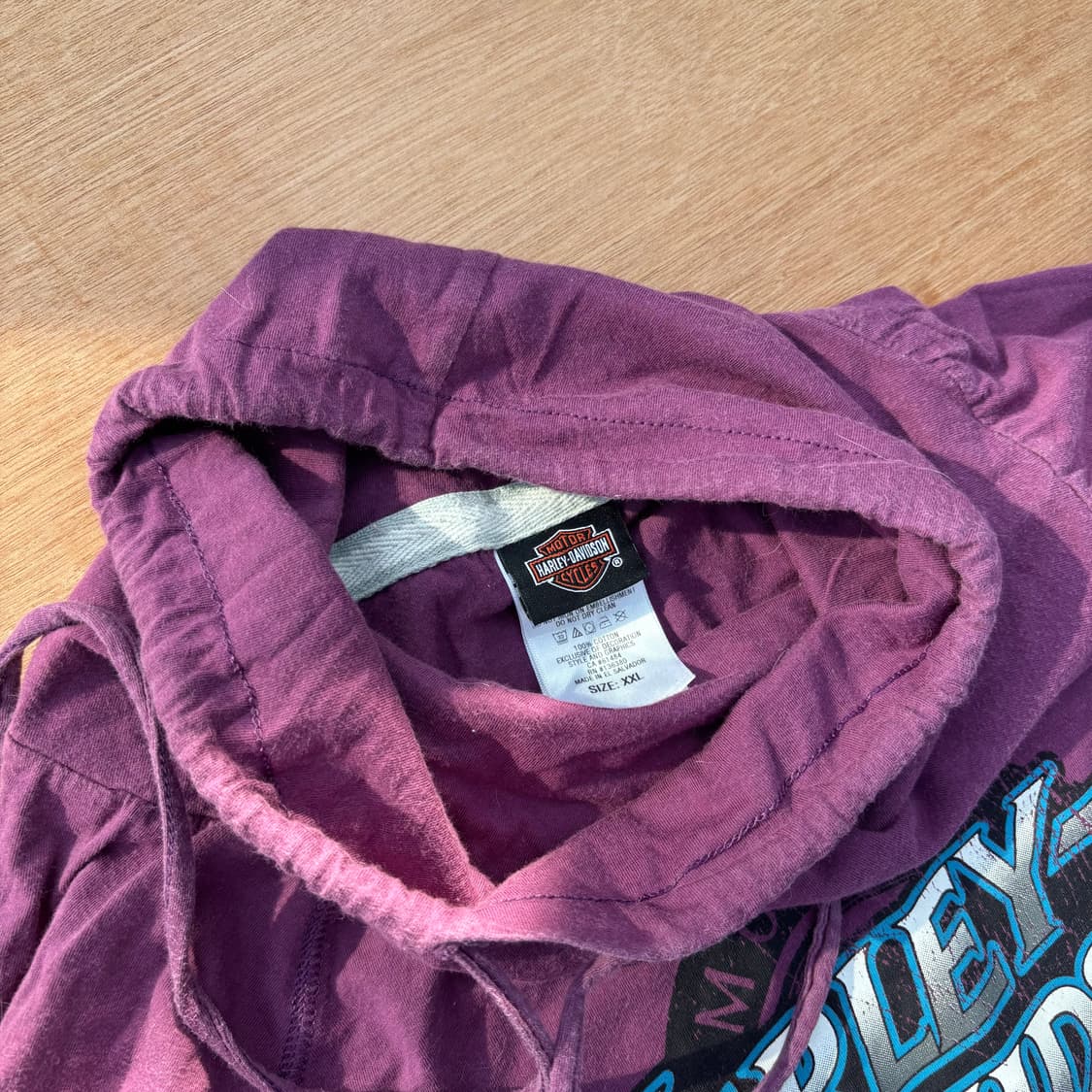 Harley-Davidson Logo Purple Hooddie 상품이미지4