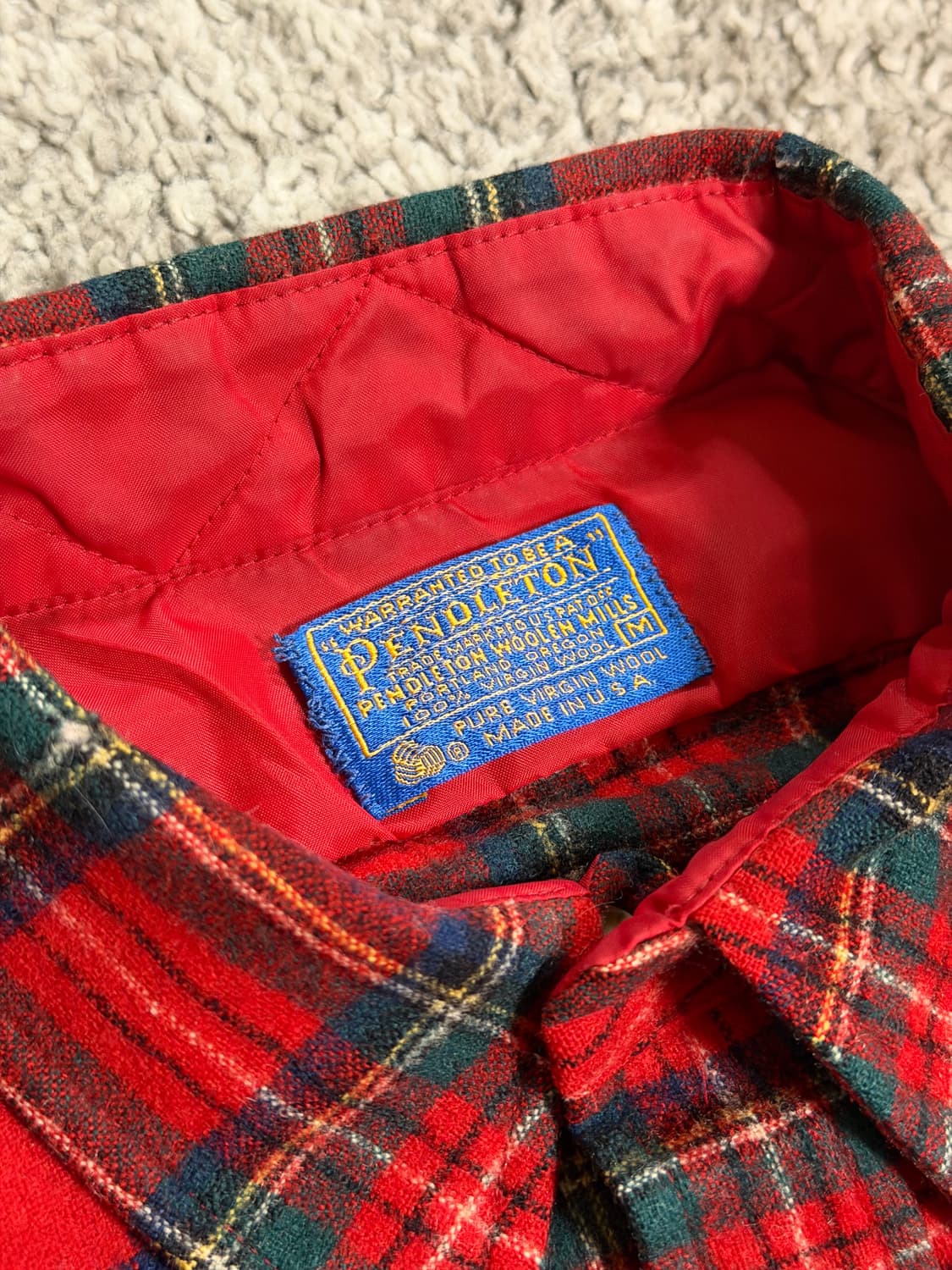 펜들턴 플란넬 울 체크 셔츠 상품이미지5