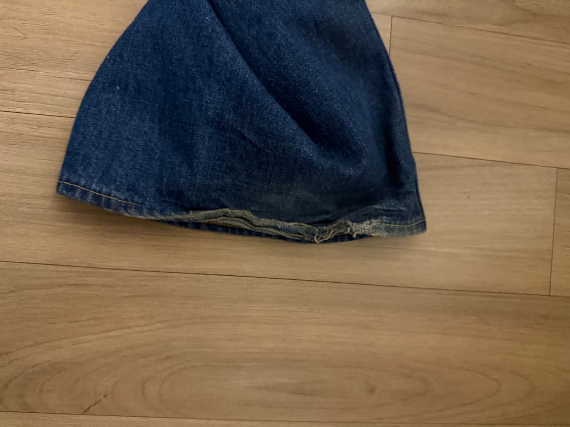 오라리 인디고 셀비지 라이트웨이트 벨티드 데님 (size3) 상품이미지6