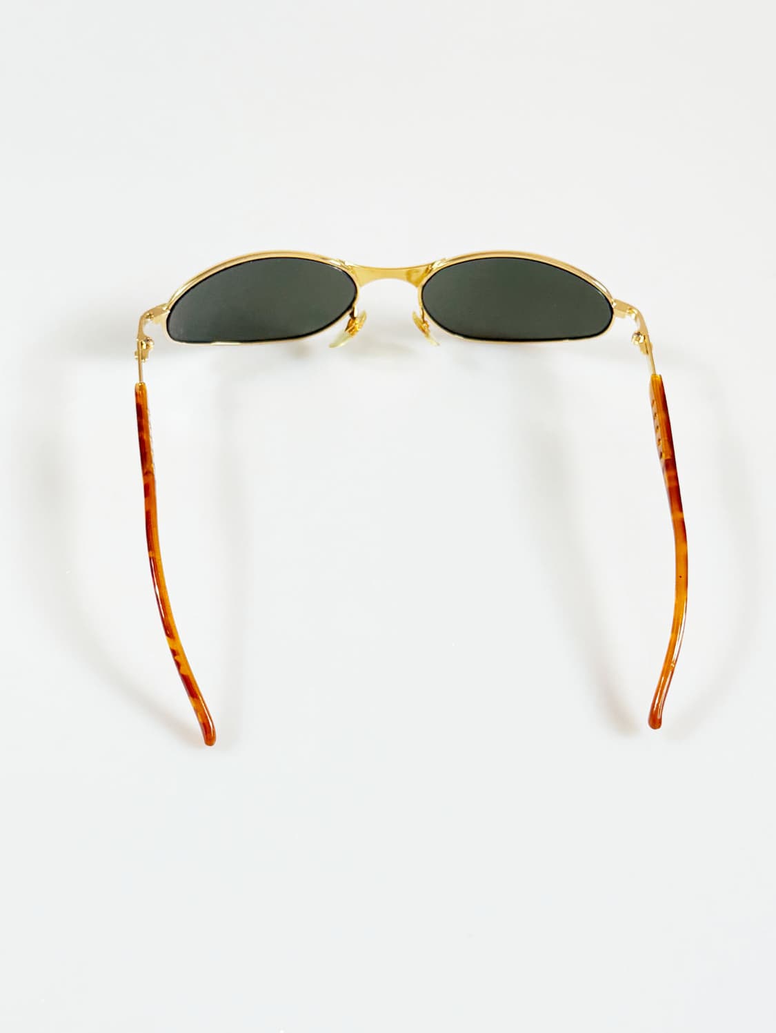 90s 골드 슬림 오벌 프레임 빈티지 선글라스 상품이미지5