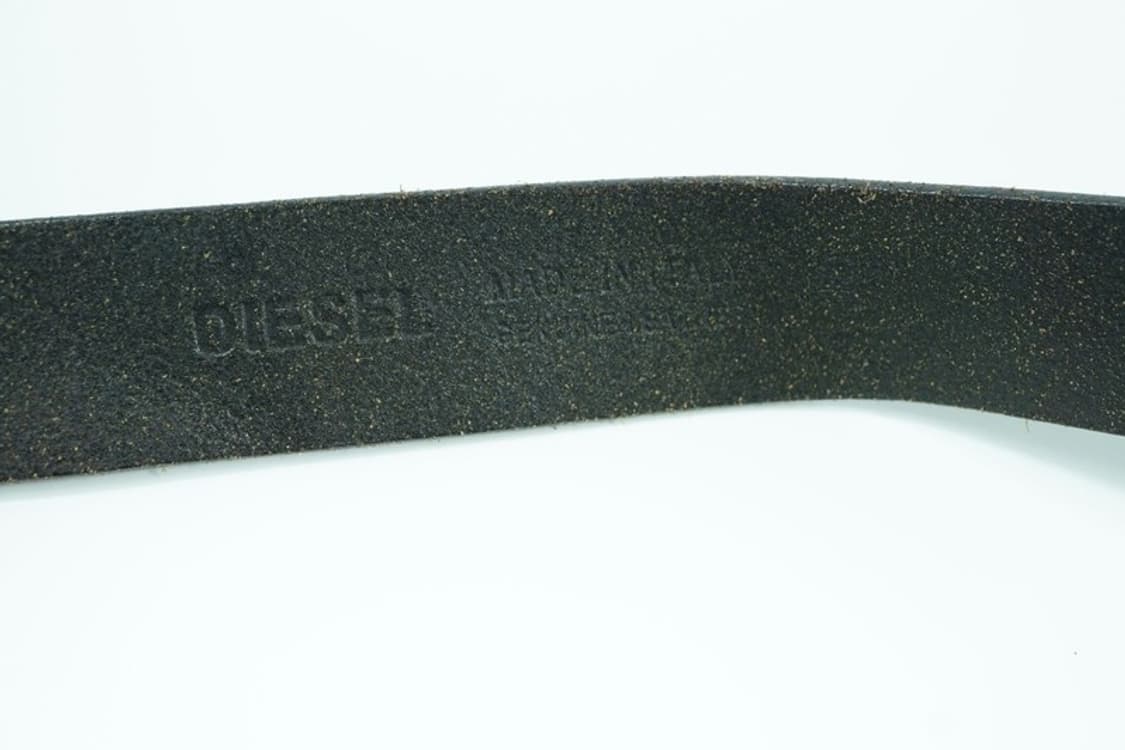 DIESEL 빈티지 블랙 레더벨트 상품이미지7