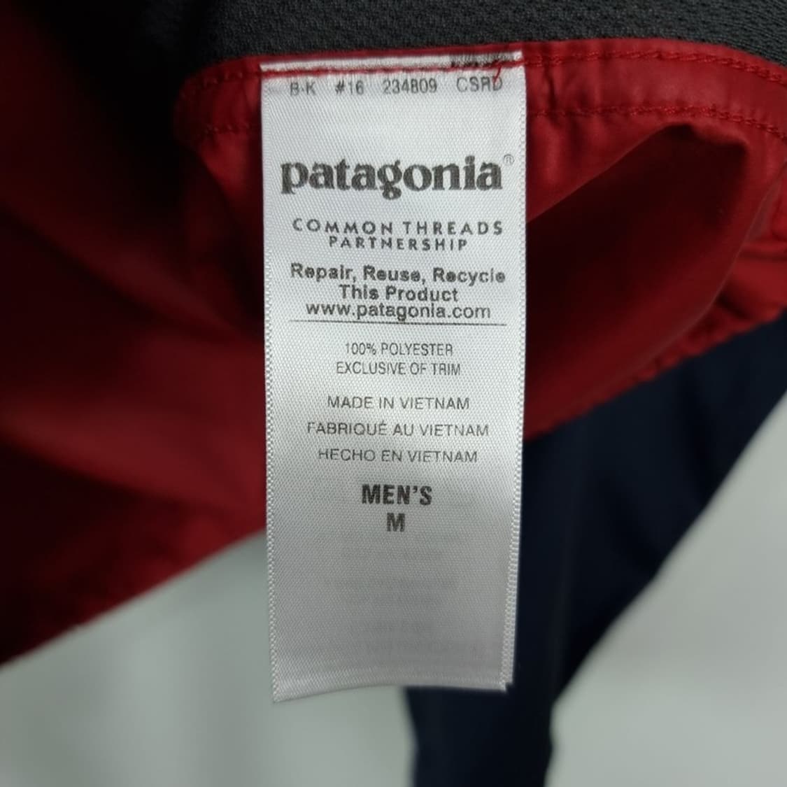 [파타고니아] 로고 패치 후드 바람막이 자켓 M19422 상품이미지9