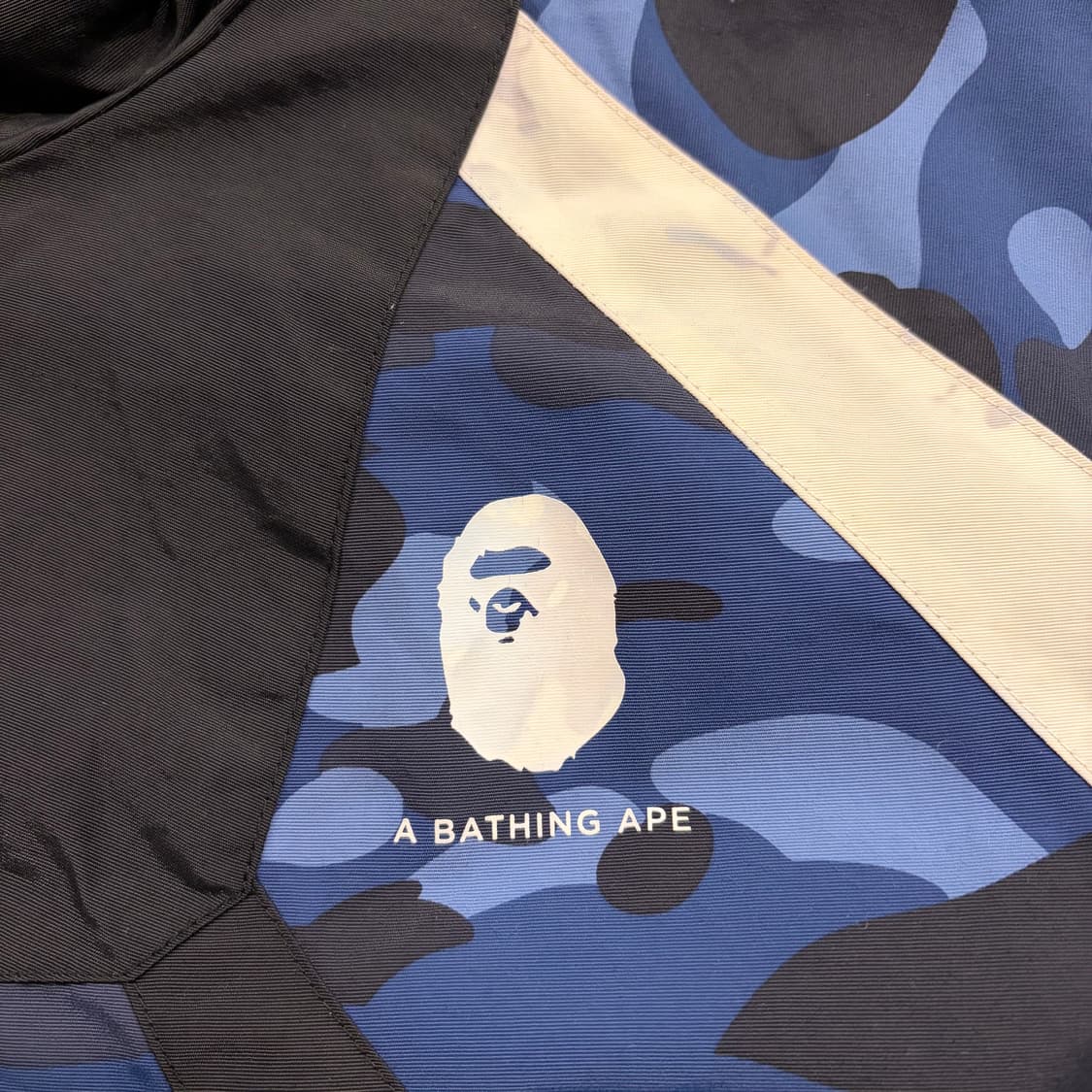 [XL] 베이프 A Bathing Ape 블루 카모 트랙 자켓 B403 상품이미지4