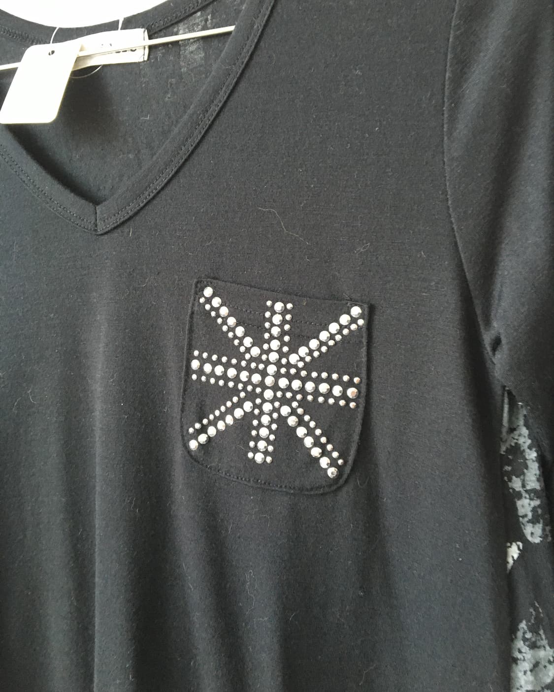 Back England point unbalanced  sleeve 상품이미지4