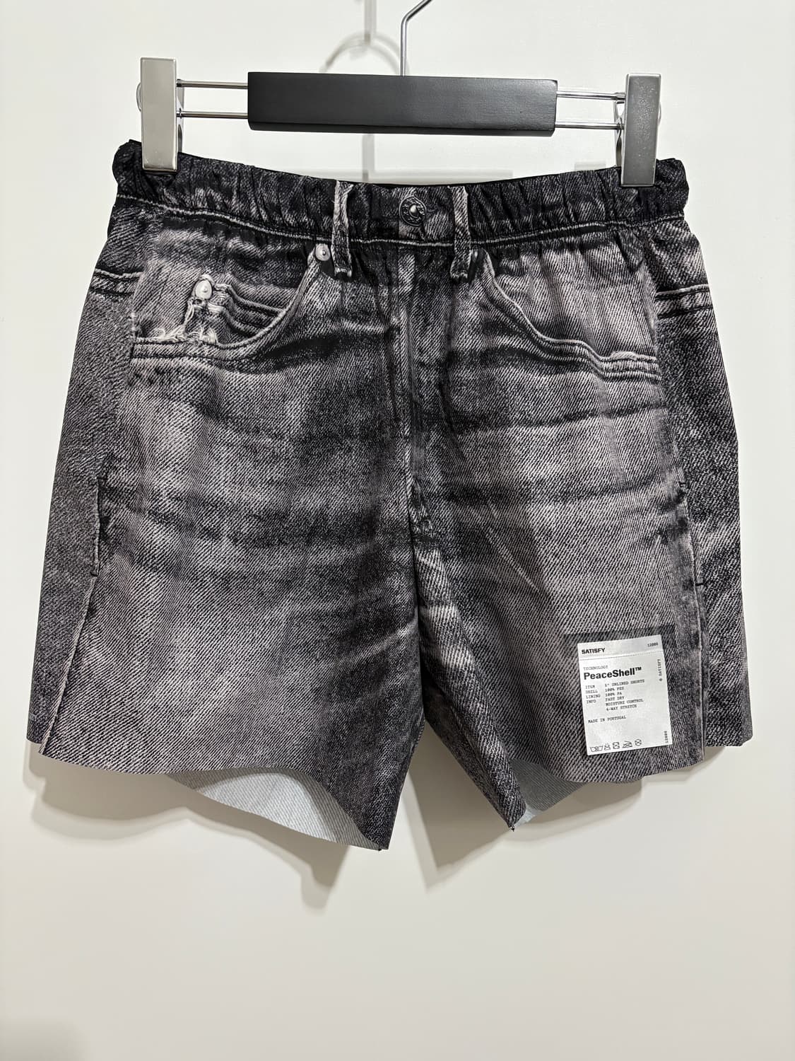 세티스파이 / 피스쉘 5인치 언라인드 쇼츠 디지털 데님 블랙 / S 상품이미지1