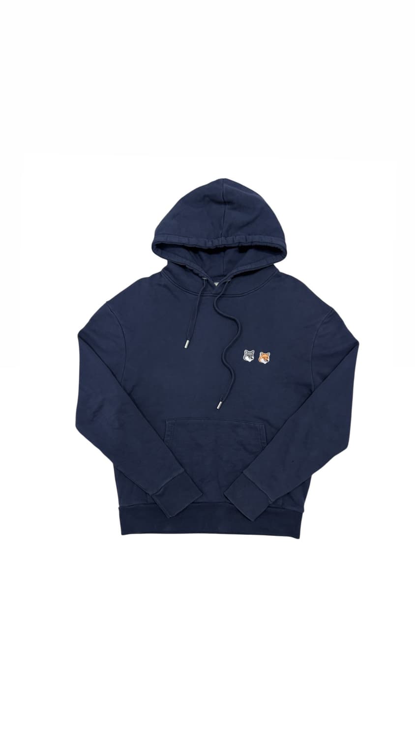 메종키츠네 더블폭스 후드 네이비 상품이미지2