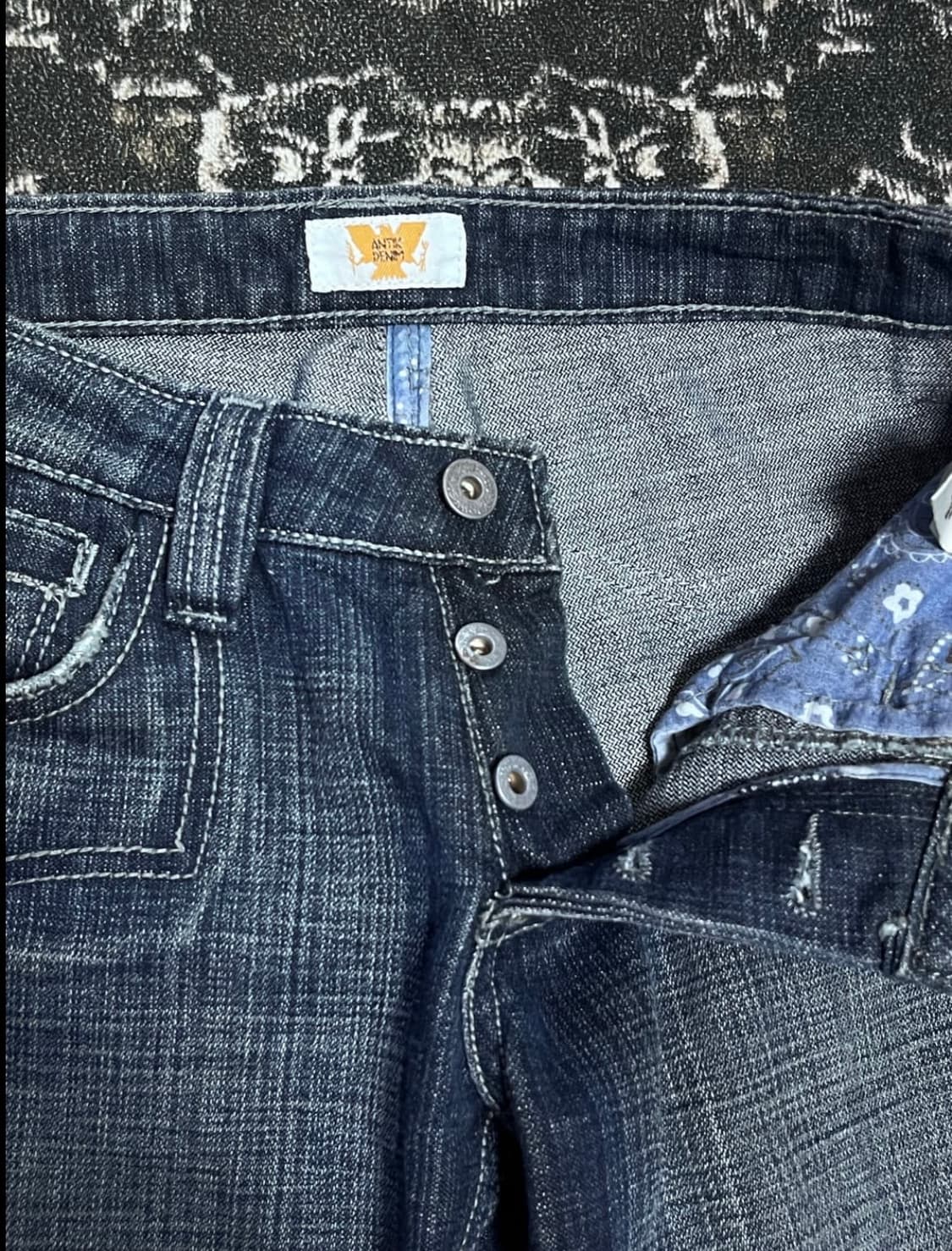 pinterest 앤틱데님 빈티지 y2k 2000‘s 데님 부츠컷 상품이미지4