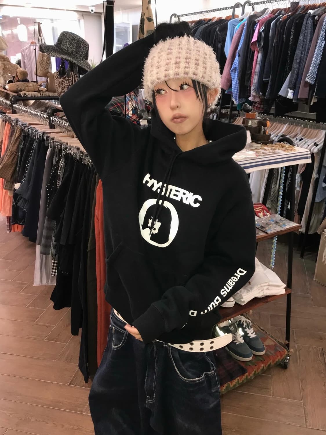 Hysteric Glamour Logo Hoodie ( 새상품 ) 상품이미지3