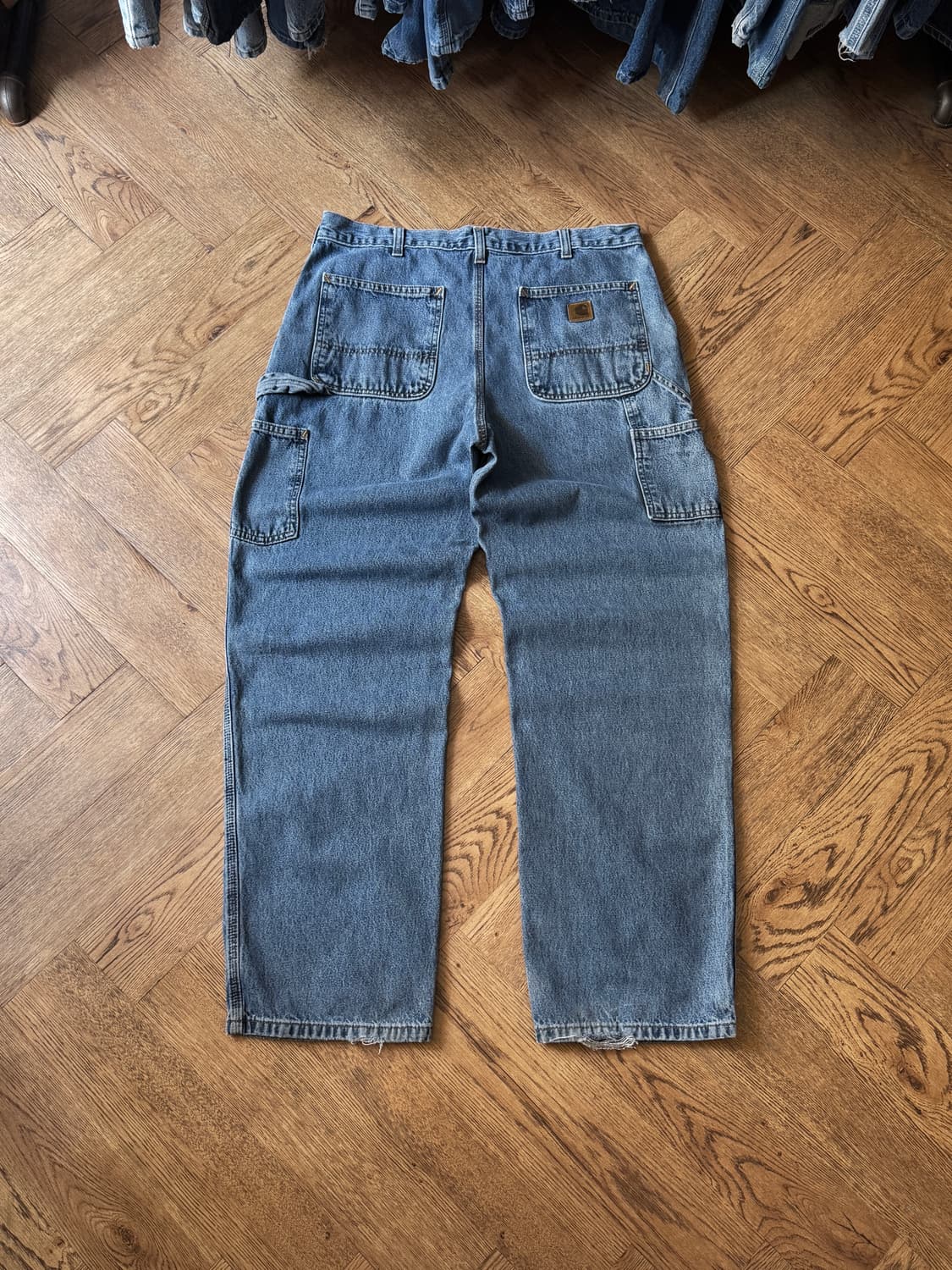 [36]칼하트 USA 빈티지 워싱 싱글니 카펜터 워크 데님 팬츠 상품이미지2