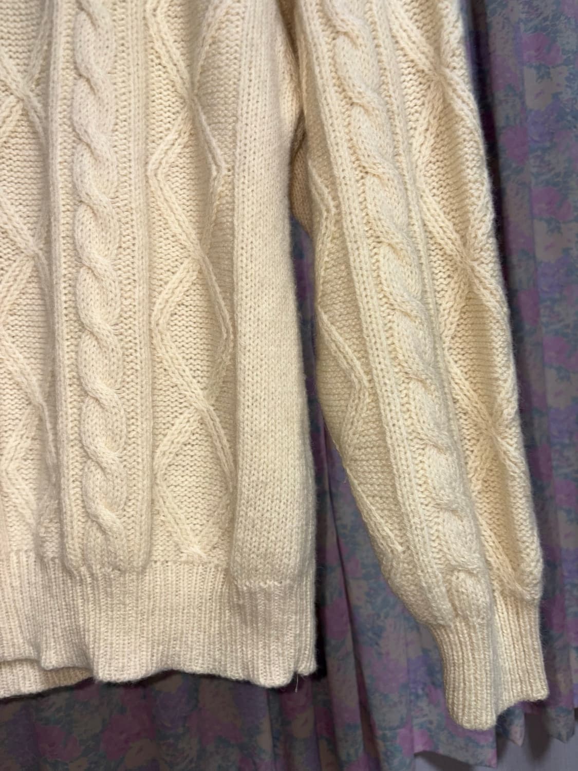 아이보리 울 니트 상품이미지6