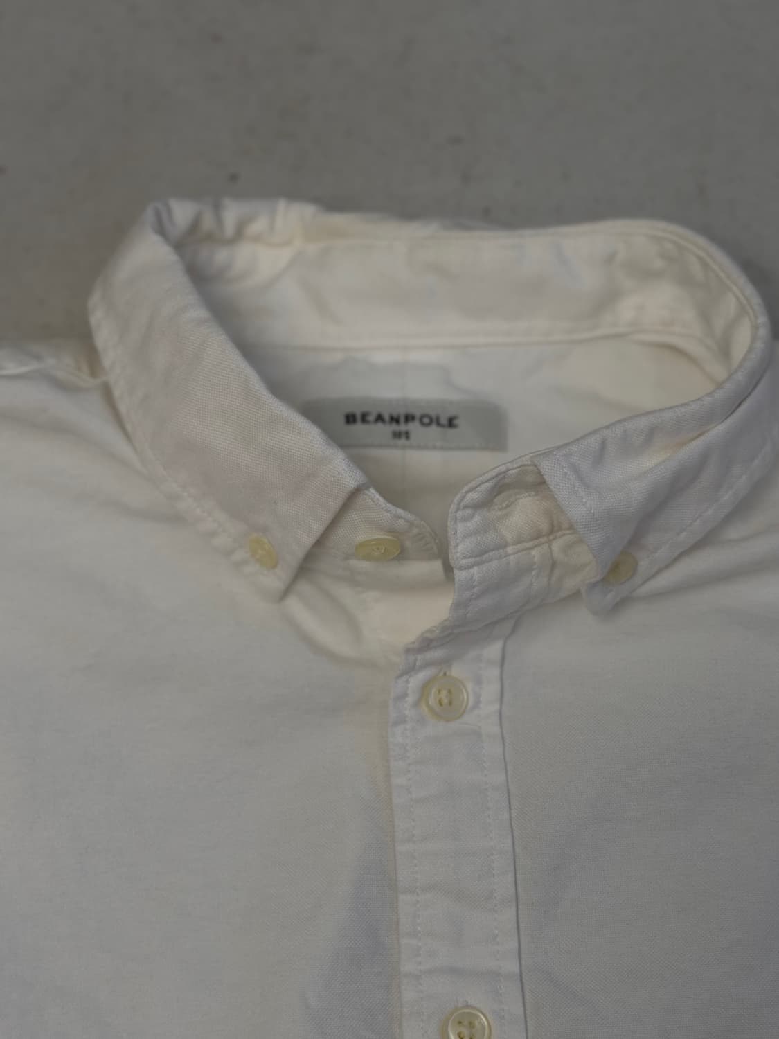 빈폴 화이트 옥스퍼드셔츠 105 XL 거의새상품 상품이미지1