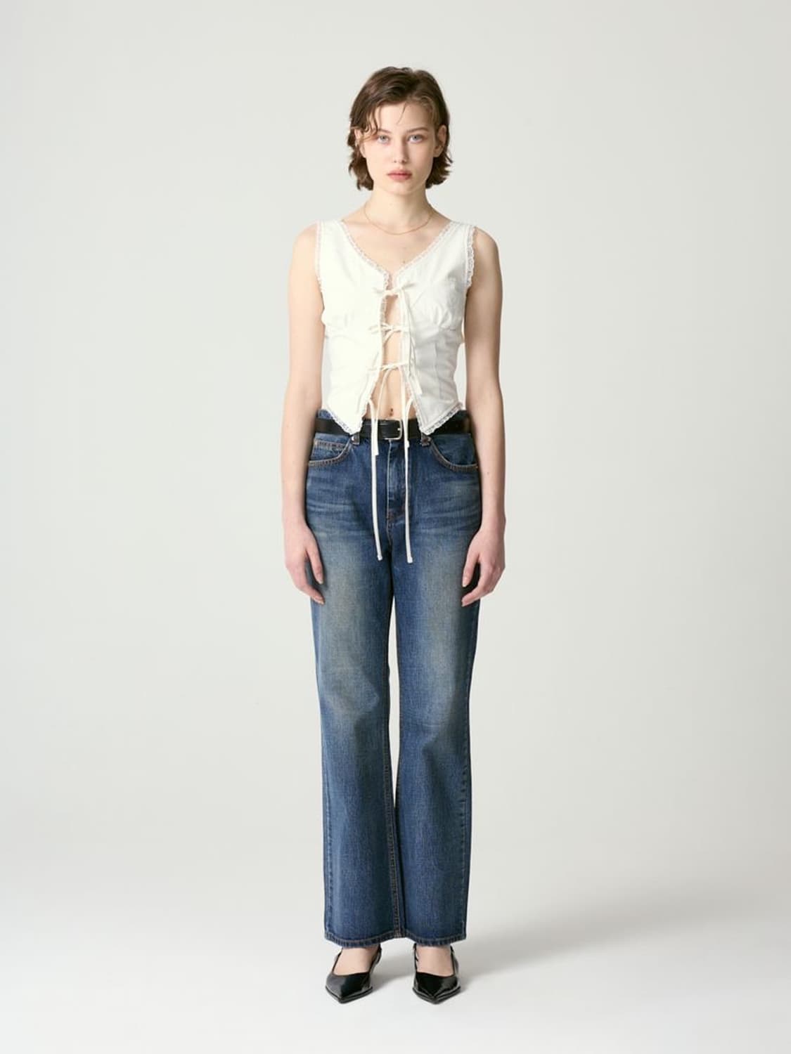 글로니 bell high rise 부츠컷 데님 S 상품이미지3