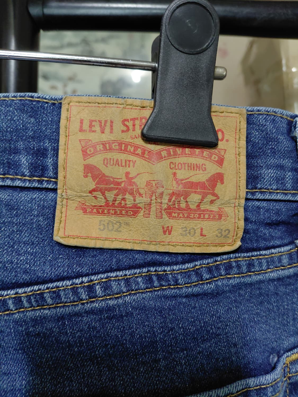 [리바이스502]테이퍼드핏 웜진 데님 청바지 30사이즈  상품이미지4