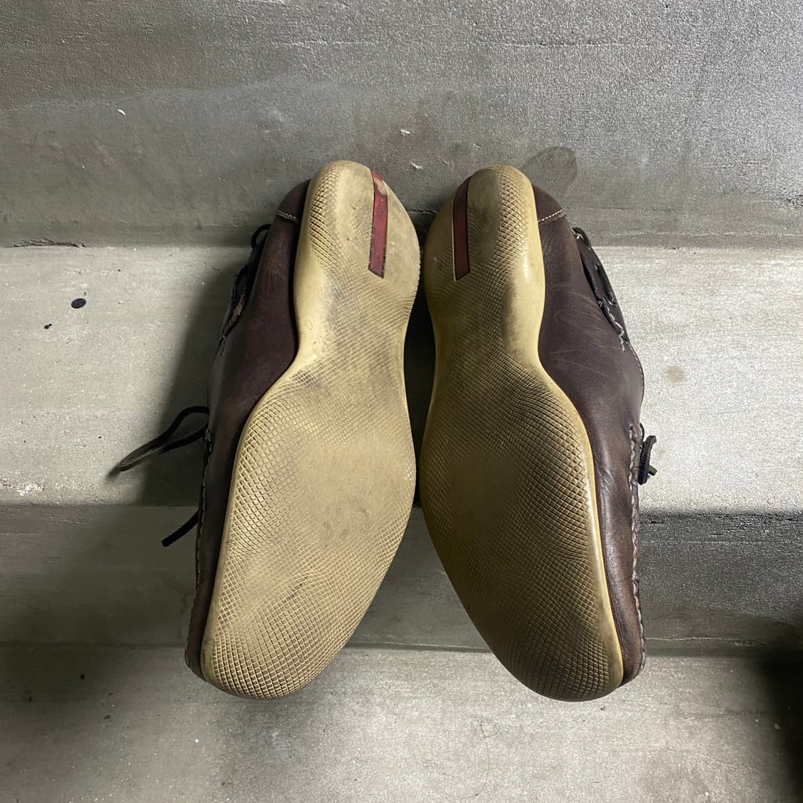Prada Sports Linea Rossa Boat Shoes 상품이미지6