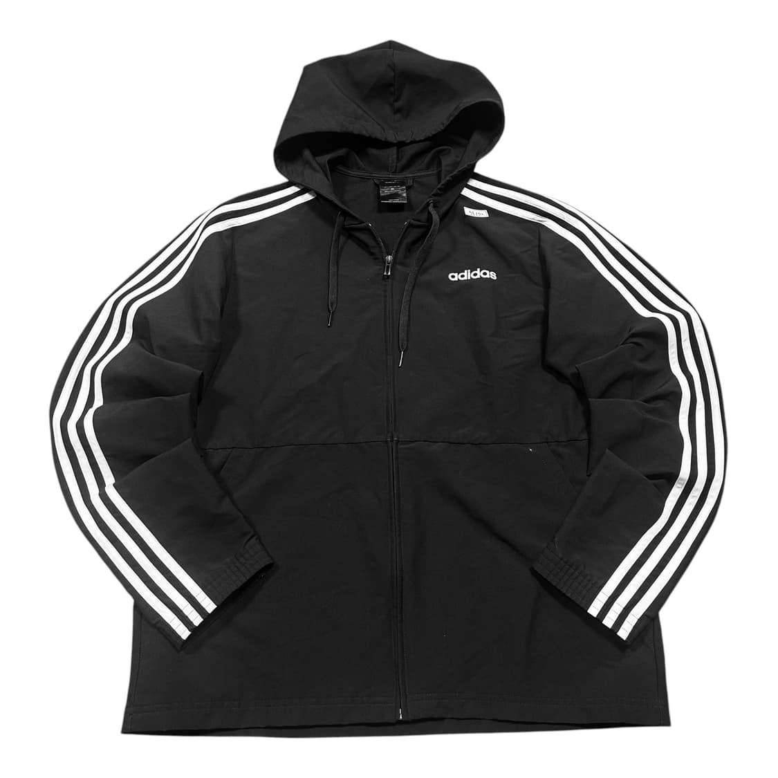 ✨ (바배) 아디다스 우븐 블랙 트랙탑 후드 바람막이  상품이미지1