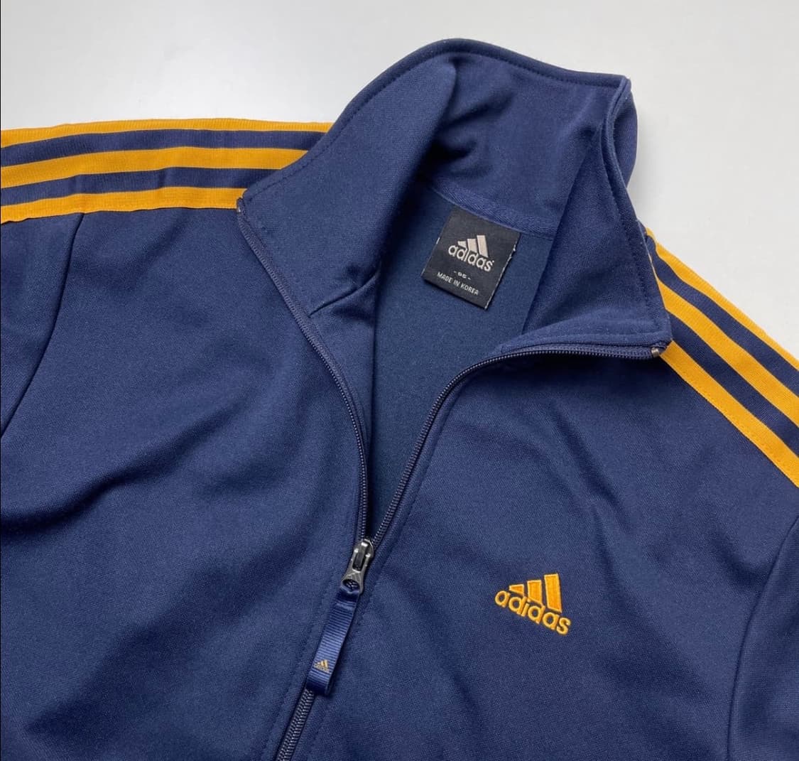 아디다스 삼선 져지 네이비 옐로우 저지 95 상품이미지3