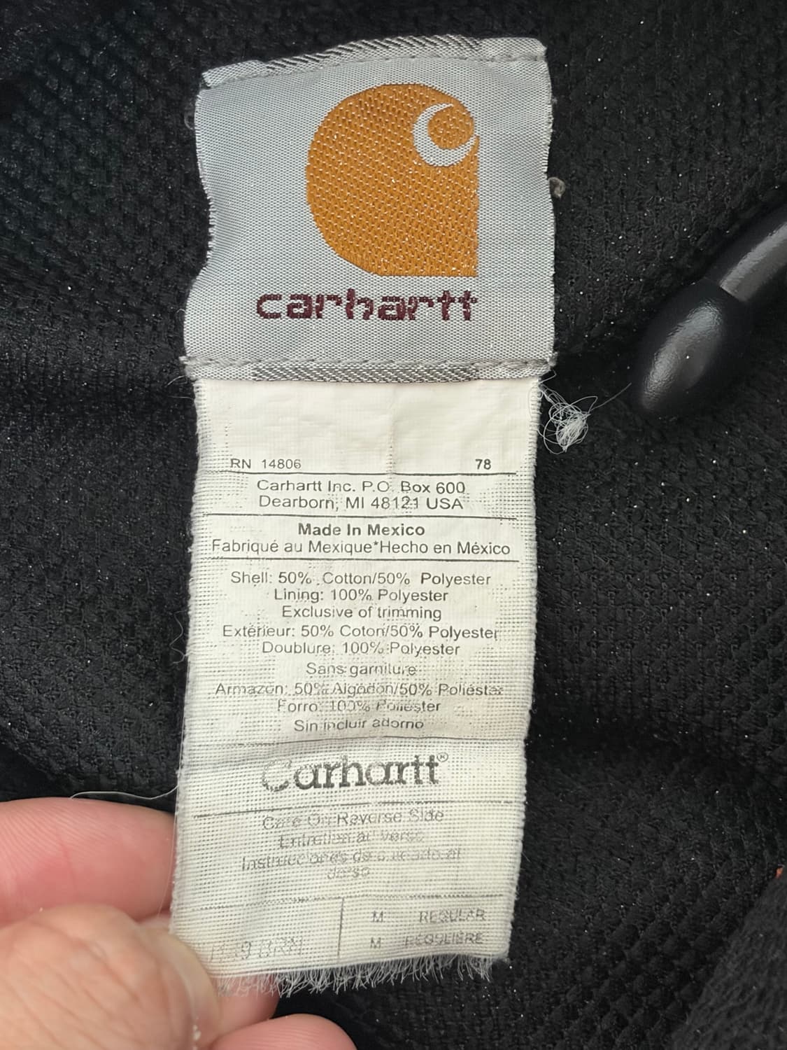 칼하트 j149 써멀 후드집업 M 칸예 후드집업 상품이미지3