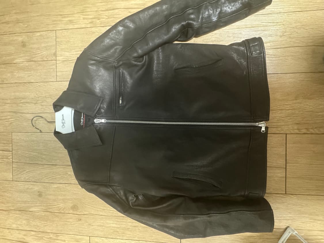 급처 도프제이슨 프리미엄 램스킨 베지터블 싱글 자켓 M 상품이미지3