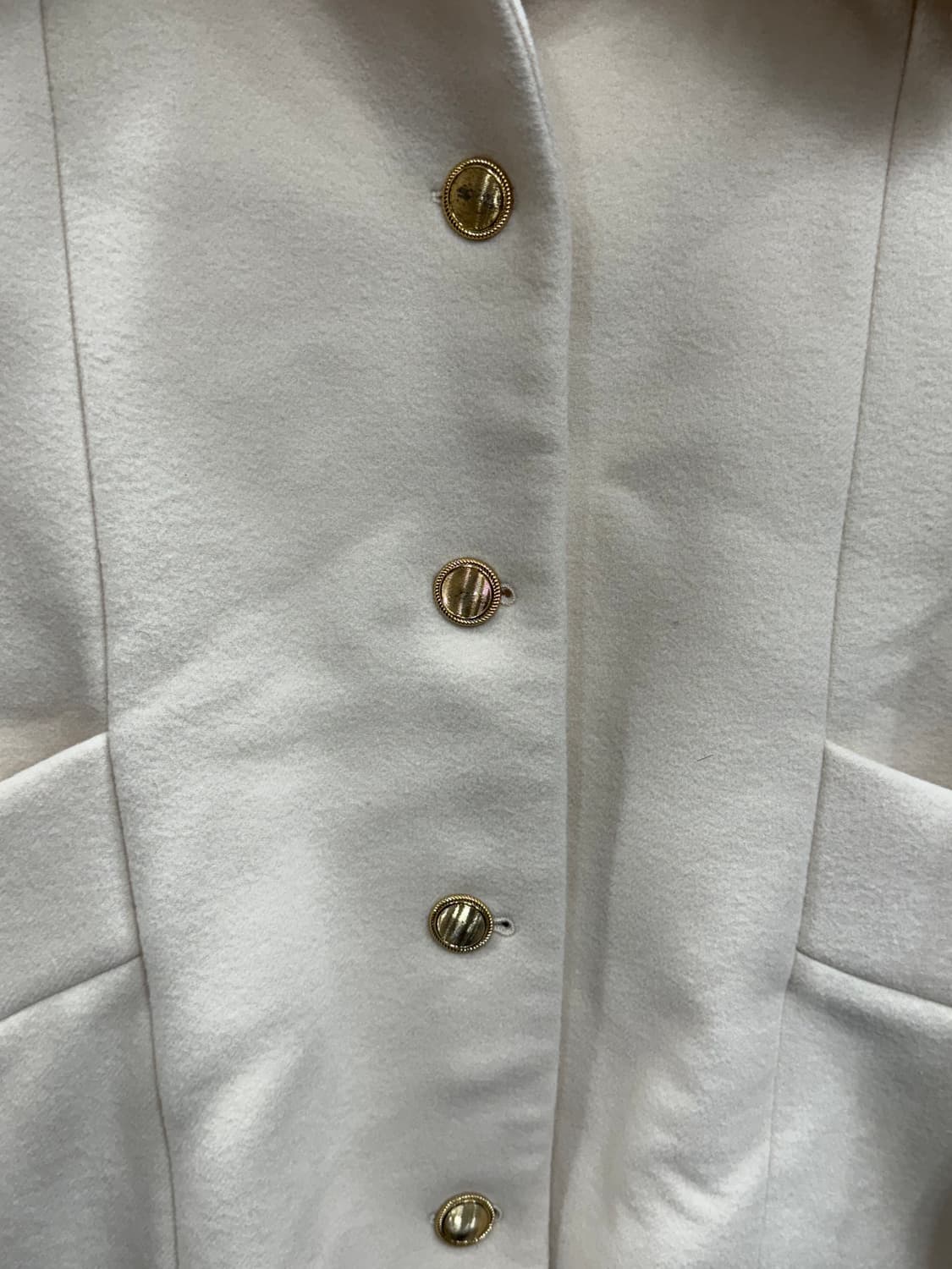 구찌 퍼 카라 울 코트 38사이즈 상품이미지4