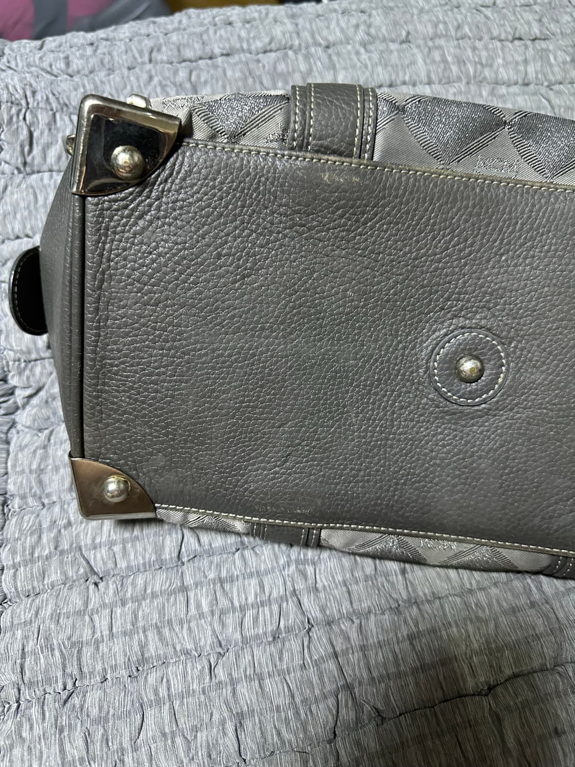 MCM 은장 체인 숄더백 토트백 상품이미지5