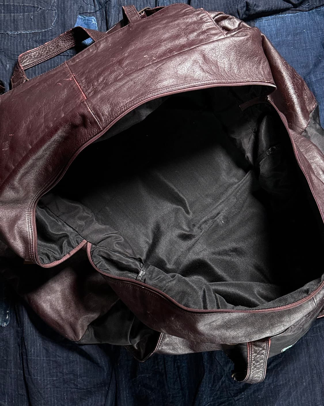 00's 비스코트 레더 더플백 상품이미지6